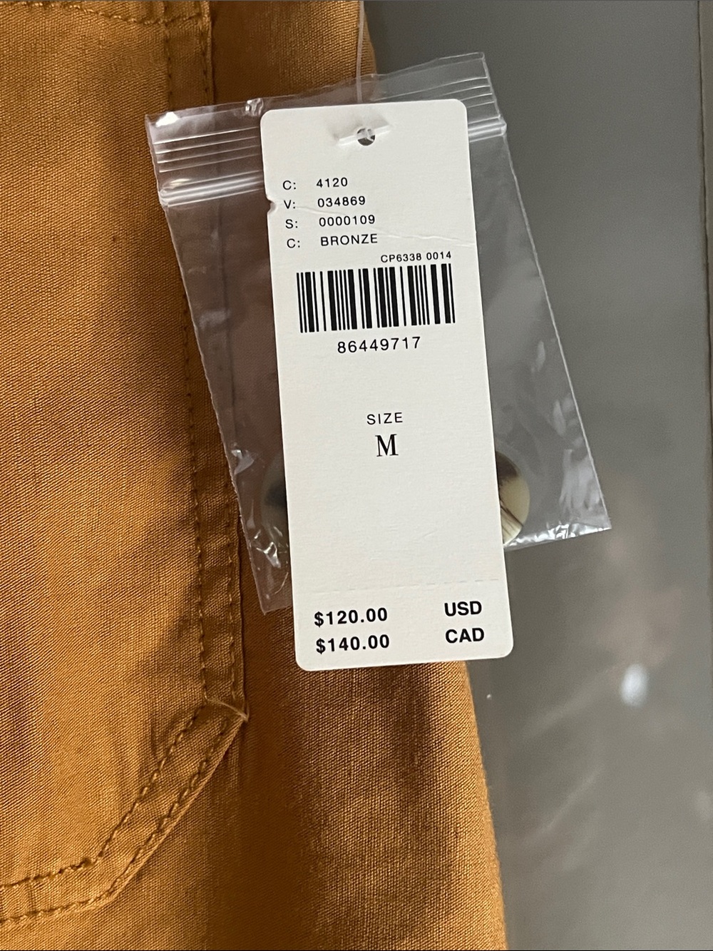 NWT NEW Anthro Maeve Long Maxi Skirt Gold Saffron Sz M Medium - Picture 3 of 5